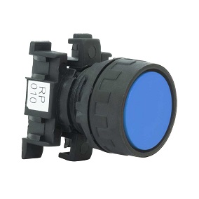 RP 010 BOTONERA CON PULSADOR RASANTE SIN RETENCION AZ. RP 010 BOTONERA CON PULSADOR RASANTE SIN RETENCION AZ.