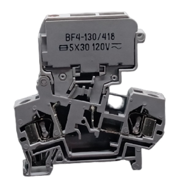 BF4-130/418 - BORNERA FUSIBLE 5X30MM c/LED 120V