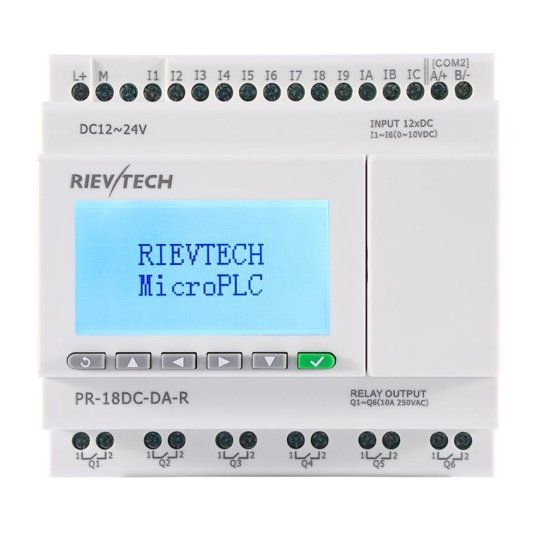 PLC PR-18DC-DA-R (6-12ed/6ea/6sr/LCD/EXP) 12-24VCC