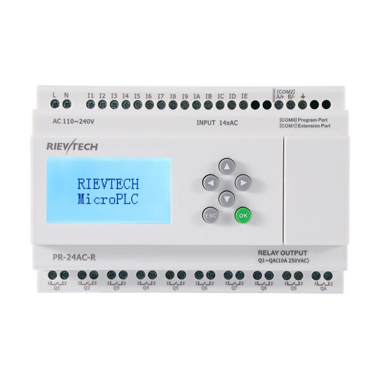 PLC PR-24AC-R(14ed/10sr/LCD/EXP/485) 110-240 VCA