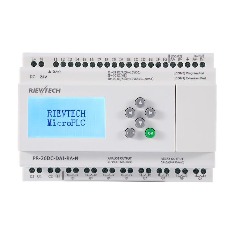 PLC PR-26DC-DAI-RA-N(8-16ed/8ea/6sr/2sa/LCD/EXP/ETH)