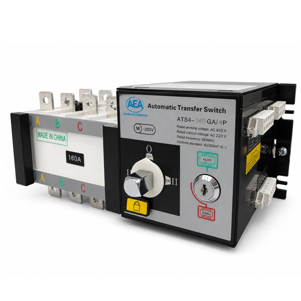 TRANSFERENCIA MOTORIZADA ATS4-160GA-4P TRANSFERENCIA MOTORIZADA ATS4-160GA-4P