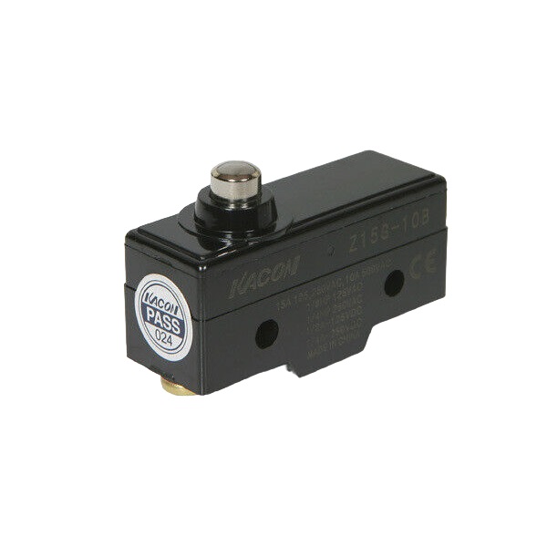LIMITE DE CARRERA CON PULSADOR CORTO DE ACERO Z15G-10B