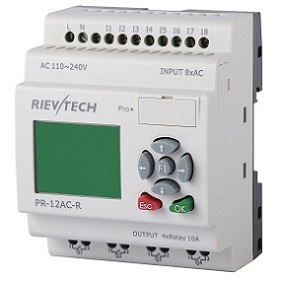 PLC PR-12AC-R (8ed/4sr/LCD) 110-240VCA PLC PR-12AC-R (8ed/4sr/LCD) 110-240VCA
